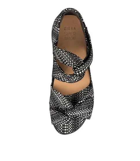ZIERA DOXIE W BLACK & WHITE